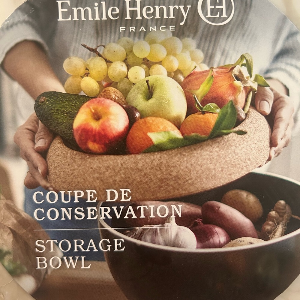 Emile Henry Replacement Cork Lid for Storage Bowl